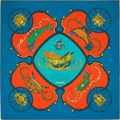 エルメス スカーフ「スプリングス」バリエーション