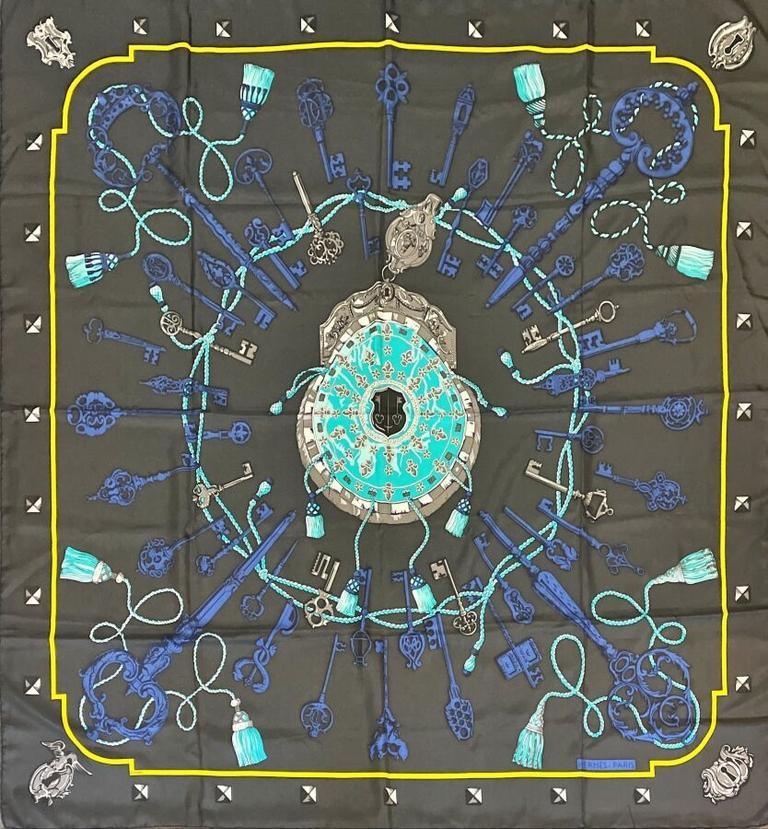 エルメス スカーフ「レクレ」blue バリエーション