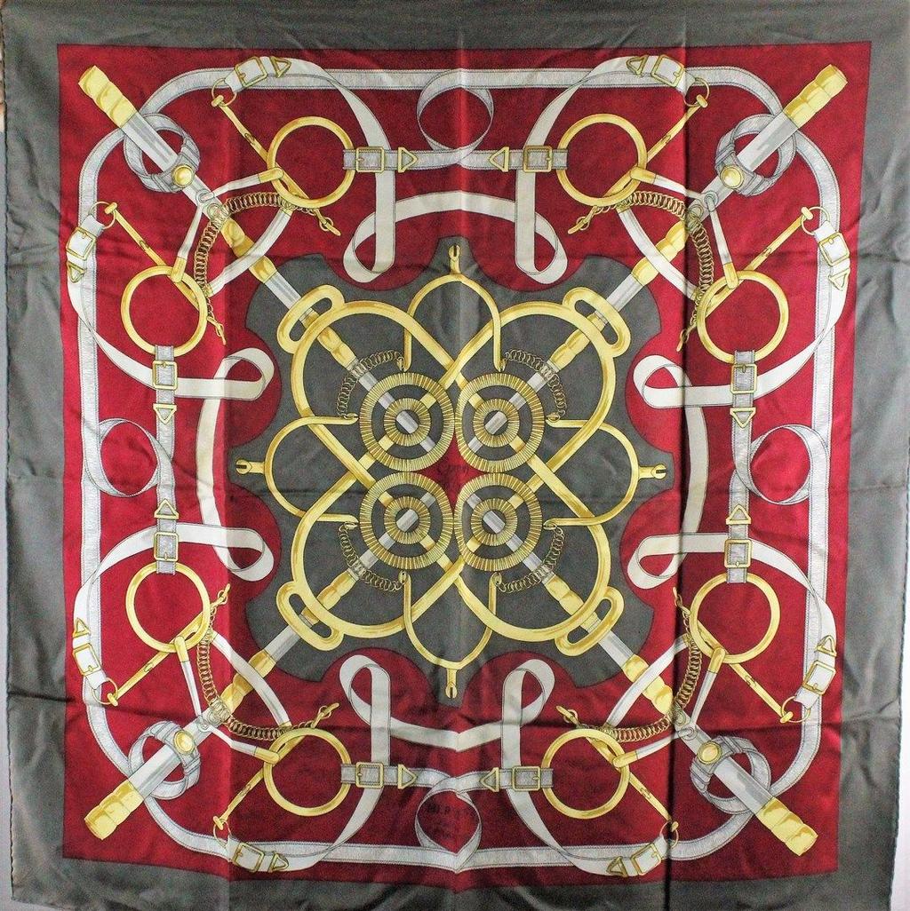 エルメス スカーフ「黄金の拍車」バリエーション